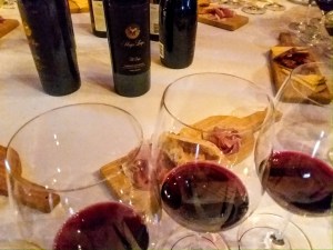 Stags' Leap Glasses w Bottles