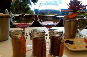 Gary Farrell glasses w soil